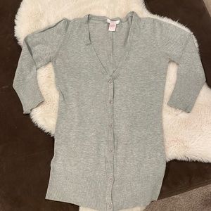 Gray Dolce cardigan sweater size small